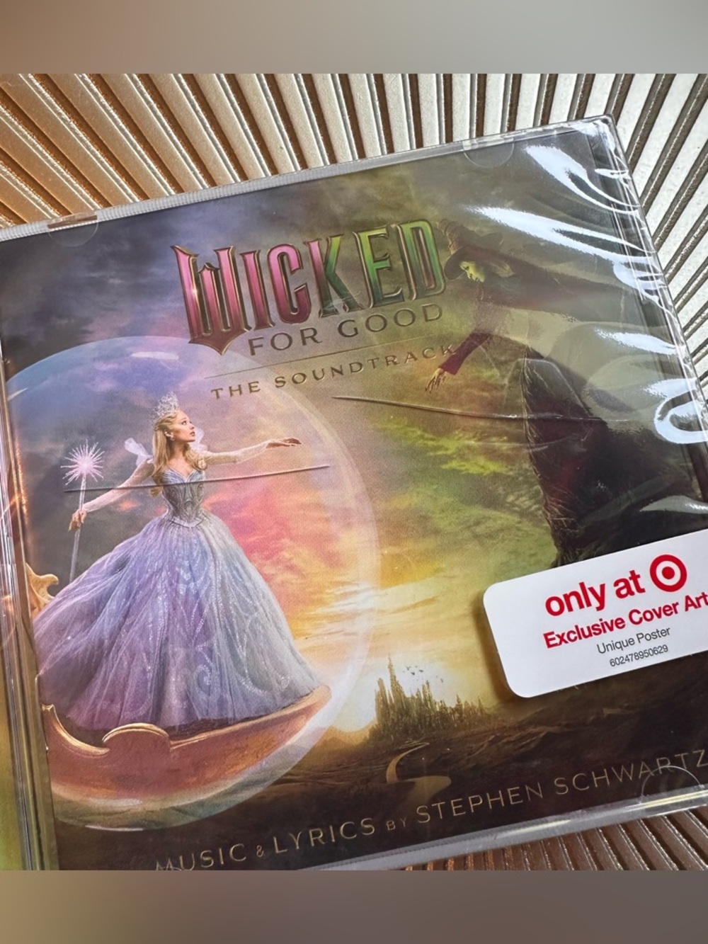 Wicked For Good Soundtrack CD - Target Exclusive - New (damaged case)